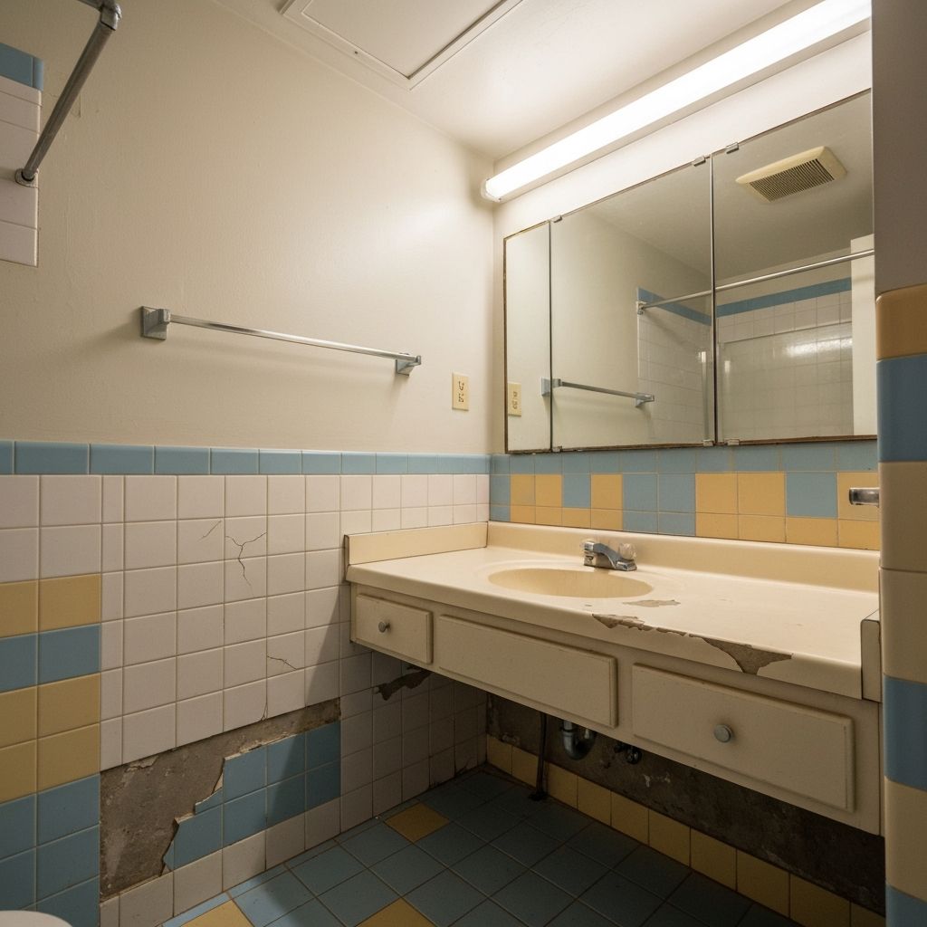 Bathroom Fixture Update before