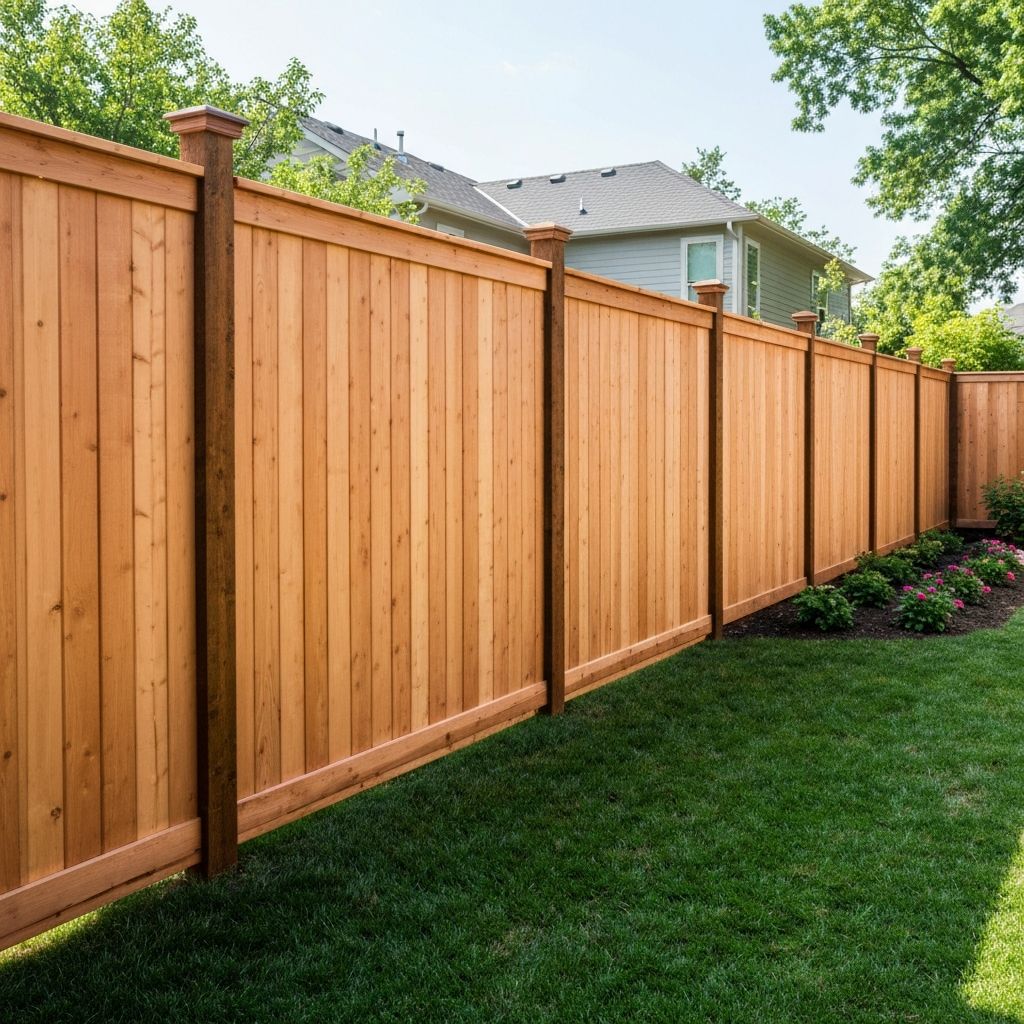 Privacy Fence Build after